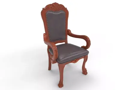 Antique Chair Low-poly 3D model shop