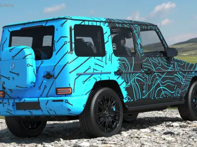 Mercedes-Benz G580 with Dynamic Pattern 3D model