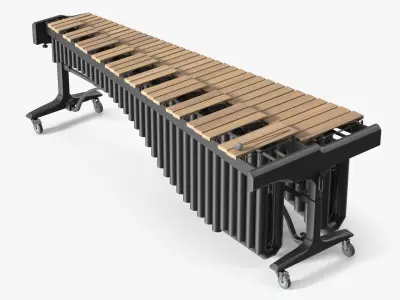 Musical Instrument Marimba 3D model