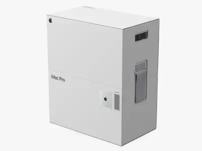 Box Mac Pro 3D model