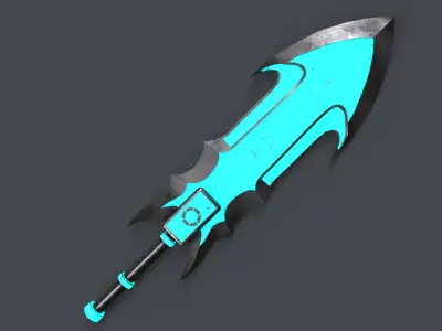 Sci-Fi Sword V4 - 03 Low-poly 3D model