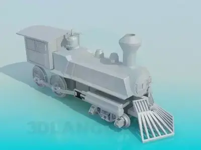 Locomotara stl steam locomotive Free 3D model