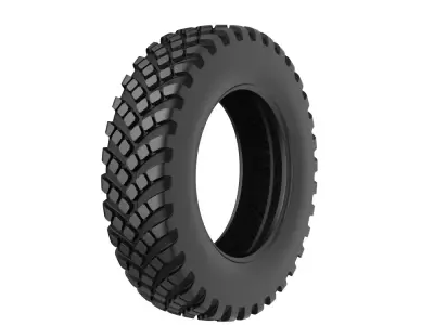 HighDetailAgriculturalTyre3DModelGameReadyFBX Low-poly 3D model