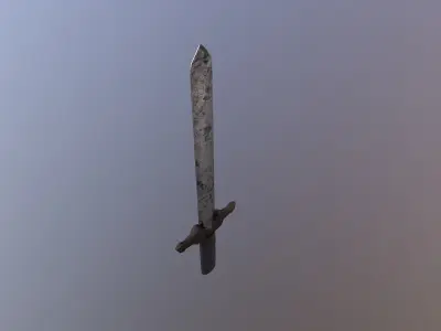 Old Short Sword  3D model