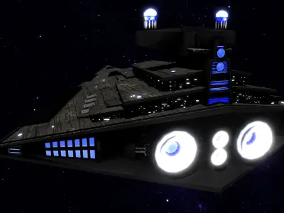 STAR WARS - VICTORY CLASS STAR DESTROYER - VSDI 3D model