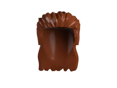 Custom3Dprint Minifigure Accessory - Minifigure Hair S2 - 055 3D print model