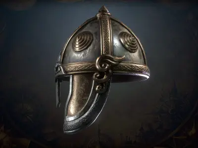 Medieval Weapons Low-poly 3D model 2