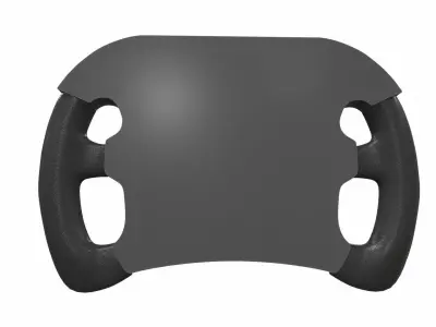 Car f1 steering wheel 2 min 3D model