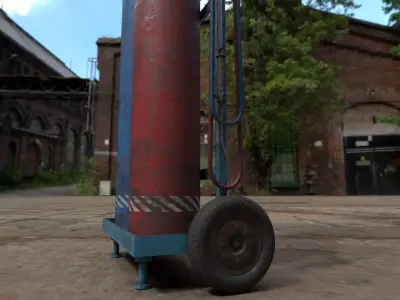 weldingtrolley Low-poly 3D model