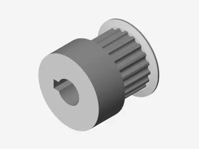 Timming Pully  II Free 3D model