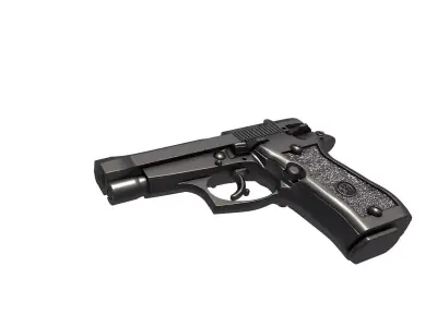Beretta 84FS 3D print model