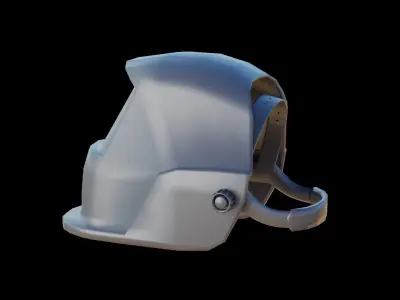 Welding Helmet Low-poly 3D model purchase