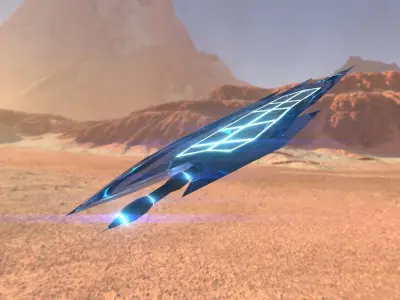 Crystal Dagger Low-poly 3D model purchase