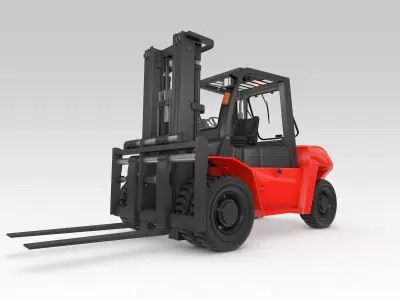 Forklift big 3D model