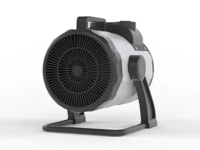 Portable Ceramic Electric Garage Heater 3D model