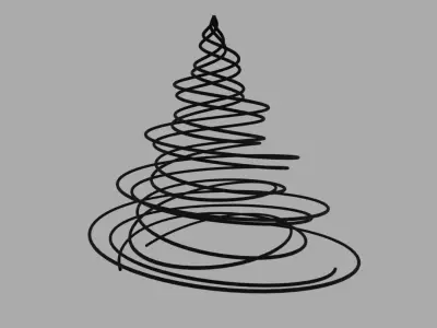 spiral abstract 3D model
