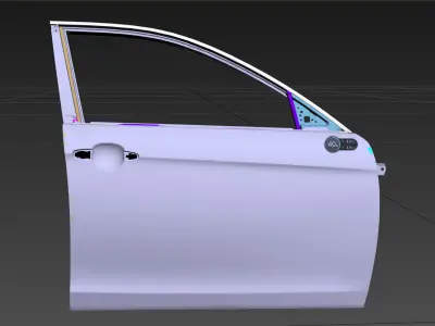CATIA CAR DOOR FRAME 3D model
