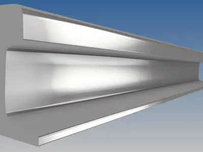 British Standard-EN13674 49E2 rail 3D model