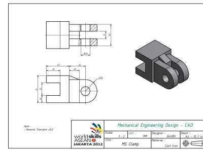 MS Clamp Free 3D model