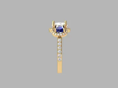Wedding Ring  3D print model 396