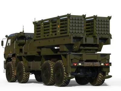 ISDM Zemledeliye Mine-laying System 3D model