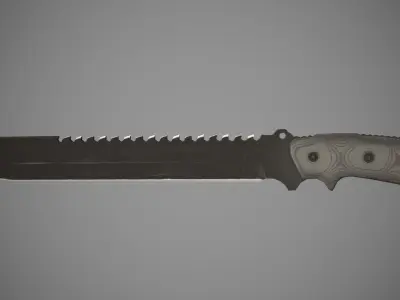 Knife Steel Eagle 111AHP Low-poly 3D model