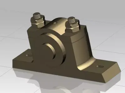 Plummer block Free 3D model purchase