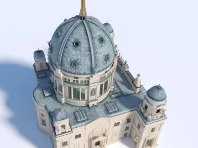 Berlin Cathedral 3D model purchase