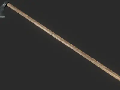 Viking Dane Axe Low-poly 3D model
