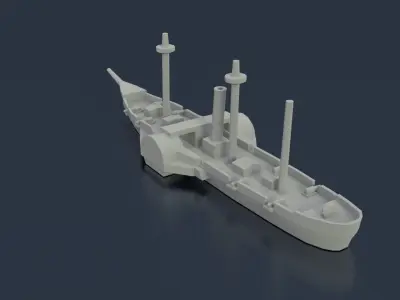 Paraguayan Steam Marques de Olinda 3D print model
