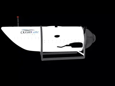 OceanGate Titan Submarine 3D model