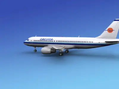 Airbus  A320  Eurocypria 3D model