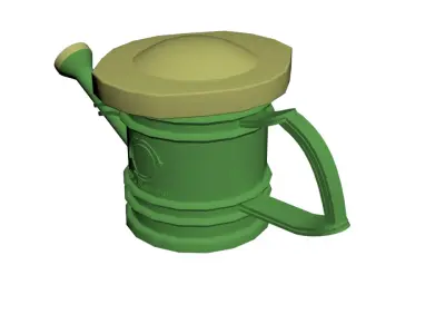 water can Free low-poly 3D model