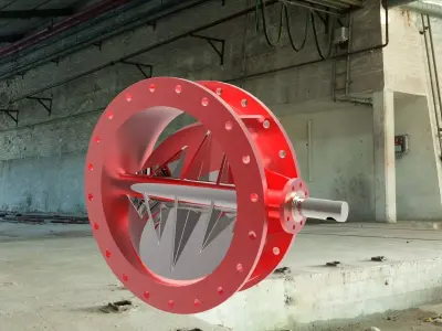 Throttle  Valvola a farfalla Free 3D model