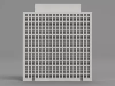 Paper Skyscraper V10 Low-poly 3D model