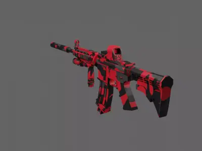 M4 Camo 3D model