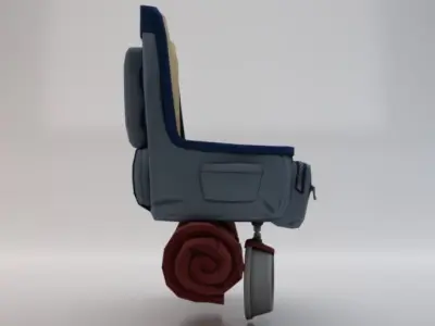 Backpack Low-poly 3D model