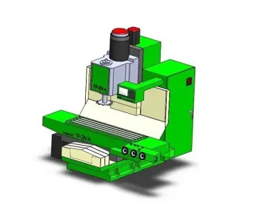 CNC Milling Machine Free 3D model