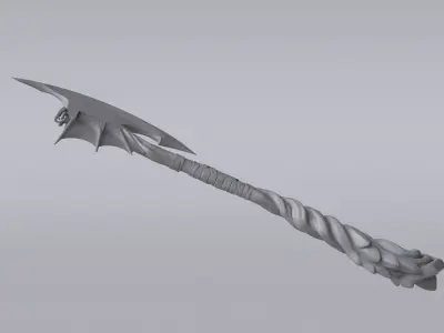 Fantasy Axe 3D model