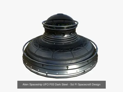 10 Alien Spaceship UFO F Collection - Sci Fi Spacecraft Design 3D Model Pack purchase