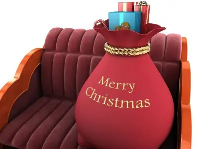 Santas Sled 3D model