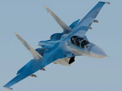 Sukhoi  Su-30 3D model