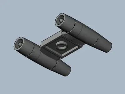ultracruise jet engines for brick players 3D print model