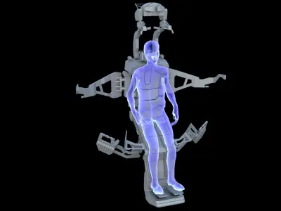 Sci Fi Mech Seat 3D model