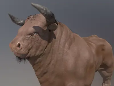 Cretan Bull 3D model