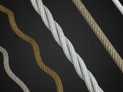 ropes and lasso 3D model