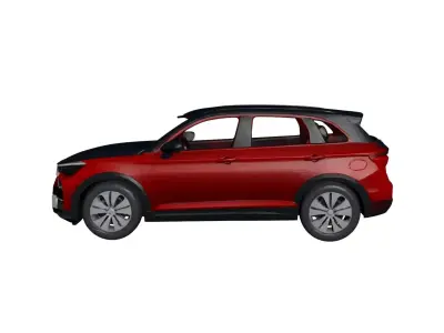 Generic SUV Vehicle Neutral Contemporary SUV Asset 03 3D model