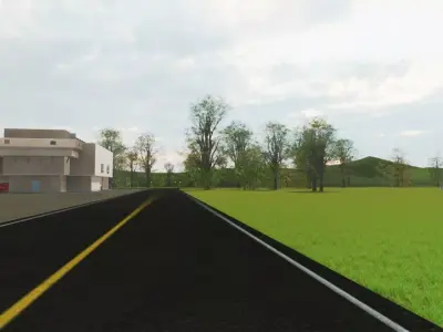 Nuclear Townscape 3D model
