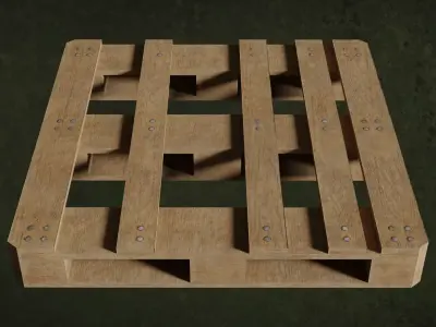 Pallets Wood Series Fiber Relics Content Group0 N2-5 3D model