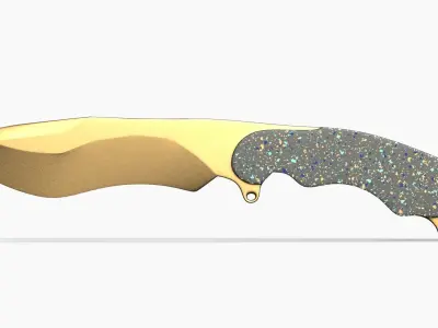 Knife 3D model 16